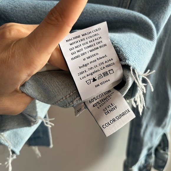 Boyish Light Blue Denny Denim Jacket in Sunrise - XS - Picture 6 of 12